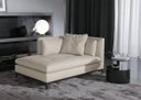 Ver imagem 1 de Chaise de 1 Lugar, Revestimento em Sarja Beg, 1,50m X 0,90m