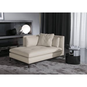 Chaise de 1 Lugar, Revestimento em Sarja Beg, 1,50m X 0,90m