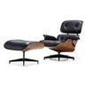 Poltrona Charles Eames de 1 Lugar com Banqueta - Chm001 - 1