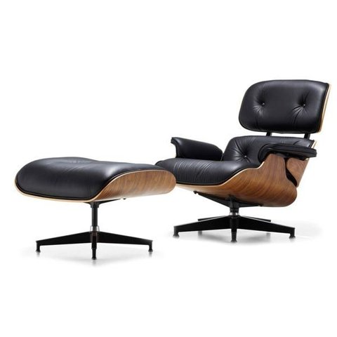 Poltrona Charles Eames de 1 Lugar com Banqueta - Chm001