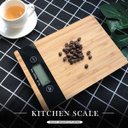 Ver imagem 2 de Balança Digital Cozinha Madeira Bambo 5kg Unyhome Bc180701