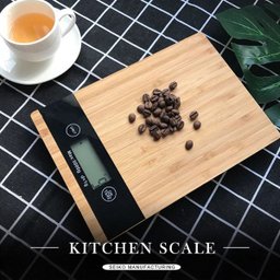 Balança Digital Cozinha Madeira Bambo 5kg Unyhome Bc180701 - 2