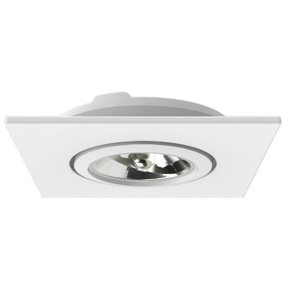 Spot Embutir Ar70 Face Plana Quad Branco Il0090-Br Interlight ...