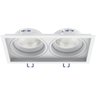 Spot Embutir Interlight 2xpar20 Recuado E27 Branco Il 4707 - 1