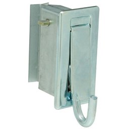 Gancho Rede Ferro Galvanizado 2Pçs Embutir 700 Rocha - 1 Gancho Rede Ferro Galvanizado 2Pçs Embutir 700 Rocha - 1