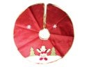 Ver imagem 2 de Saia para Árvore de Natal Decorada Vermelha Boneco de Neve Ski 60cm - Rio Master