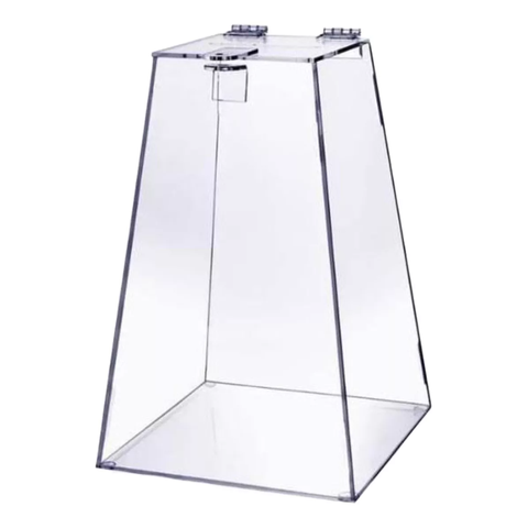Urna Piramide em Acrilico Cristal 400 X 200 X 700 X 3mm