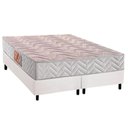 Ver imagem 1 de Conjunto Box Queen: Colchão Espuma Paropas D28 Pasquale Clean + Base Crc Courano White (158x198)