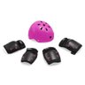 Kit De Proteção Infantil Preto/Rosa ? Capacete G / Kit M - A - 1