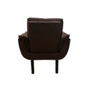 Ver imagem 3 de Poltrona Decorativa Opala Plus para Sala de Estar Quarto Escritório - Marrom .