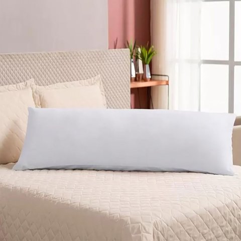 Enchimento Travesseiro de Corpo Extra Macio Premium - 140x40cm