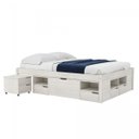 Ver imagem 3 de Cama Casal Multifuncional Madeira Maciça 6 Gavetas Charme