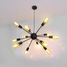 Luminária Pendente Sputnik para 12 Lâmpadas - Preta - 1