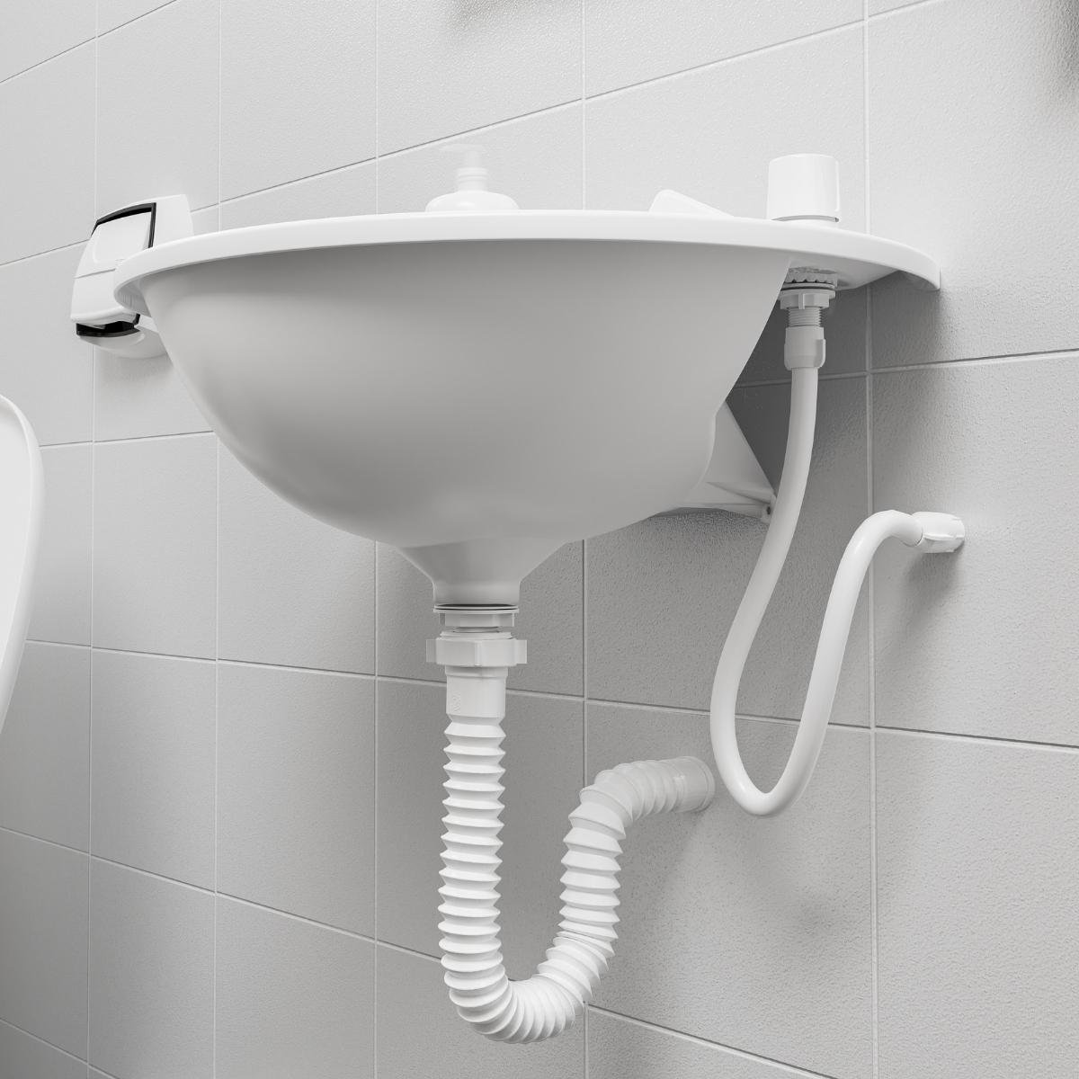 Sifão Sanfonado Universal 61cm Branco | Astra | Kit C/ 2 Un - 6