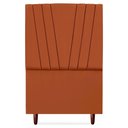 Ver imagem 5 de Cabeceira Solteiro 100 Cm com Frame Belgica Suede Terracota Artte