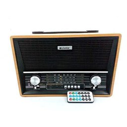 Rádio Retrô Decorativo Portátil Especial Bluetooth USB P2068 - 3