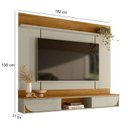 Ver imagem 3 de Painel para Tv Aura com Aparador Buffet Mônaco Cumaru Opala - Madetec