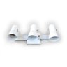 Spot Trilho Triplo Ibiza Hunter Trade Branco para 3 Lâmpadas E-27 Bivolt - 1
