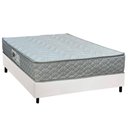 Ver imagem 1 de Conjunto Box Casal: Colchão Espuma Paropas D45 Pasquale Gray + Base Crc Corano White (138x188)