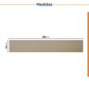 Ver imagem 2 de Rodapés para Balcão de Cozinha Planejada 60cm Ipanema CabeCasa MadeiraOriginals Bege/Fendi Trama