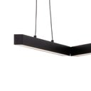 Ver imagem 4 de Lustre Pendente Newline Fit LED 725 Bivolt Preto 3000K Luz Amarela