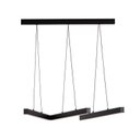 Ver imagem 2 de Lustre Pendente Newline Fit LED 725 Bivolt Preto 3000K Luz Amarela