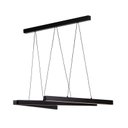Ver imagem 3 de Lustre Pendente Newline Fit LED 725 Bivolt Preto 3000K Luz Amarela