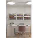 Ver imagem 2 de Mesa Nails Premium Ripado 167x117cm com Aspirador e Pé de Ferro - Branca