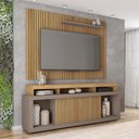Ver imagem 1 de Rack com Painel para Tv até 70 Polegadas Aegon Buriti/fendi - Caemmun