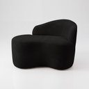 Ver imagem 3 de Mini Sofá Aurea Orgânico 2 Lugares Curvo Design Elegante Suede