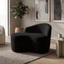 Ver imagem 1 de Mini Sofá Aurea Orgânico 2 Lugares Curvo Design Elegante Suede