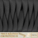 Ver imagem 6 de 6 Cadeiras Tricô Náutico e Alumínio Proteção Uv Varanda Dark Preto