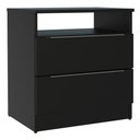 Ver imagem 1 de Mesa de Cabeceira Madesa 3227 com 2 Gavetas