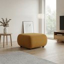 Ver imagem 1 de Puff Decorativo para Sala Orgânico Nara 60 cm Base Fixa Bouclê D03 - D'Rossi