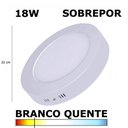 Ver imagem 1 de Painel Plafon LED 18W 22cm Sobrepor Redondo 3000K