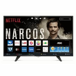 TV LED Smart 32 Polegadas Aoc Hd, Wifi, Netflix e 3 HDMI 2 USB - 1
