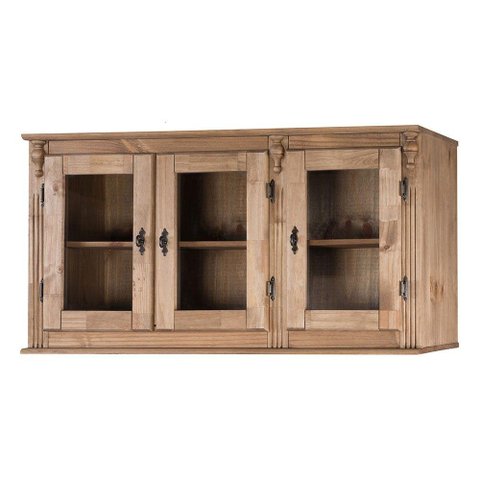 Aéreo de Cozinha Antique com Porta de Vidro Clara