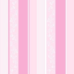 Papel de Parede Adesivo Listra Vertical em Tons de Rosa com Arabesco - SSJLI-164 - ROLO - 1,77M X 59 - 1