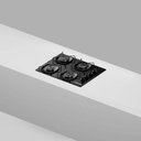 Ver imagem 5 de Cooktop 4 Bocas a Gás Continental Mesa Vidro Preto com Acendimento Automático Kc4gr