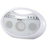 Rádio Portátil Bluetooth USB Fm Amc 1400 Branco 10W Rms Bivolt Pequeno Original Amvox - 1