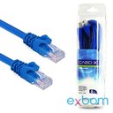 Ver imagem 1 de Cabo de Rede 5 Metros Rj45 Cat5 e Azul No Blister Modelo Cbx N5C50