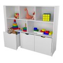 Ver imagem 4 de Estante Infantil com Livreiro Alma 100% Mdf com Baús Rosa