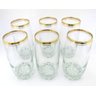 Jogo Copos Dourados Fineza - 6 peças 390 ML - 1
