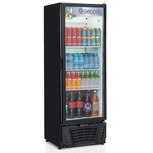 Refrigerador/Expositor Vertical Gelopar GPTU-40 Frost Free 414 L Preto 220V