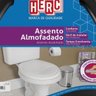 Assento Sanitário Almofadado Herc Prime Preto 2392 - 2