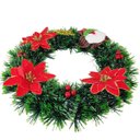 Ver imagem 2 de Guirlanda Natalina Decoraçao Natal Porta Janela Casa Vitrine Loja Comercio Evento Festa Fim de Ano C