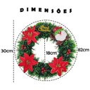 Ver imagem 5 de Guirlanda Natalina Decoraçao Natal Porta Janela Casa Vitrine Loja Comercio Evento Festa Fim de Ano C