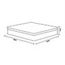Colchão Viúva Plumatex Confortex, Branco e Preto, 50350823.018, D33 - 4