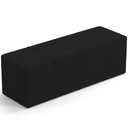 Ver mais imagens de Kit Cabeceira Cama Box Casal 140cm com Calçadeira Roma W01 Suede Preto - Lyam Lyam Decor