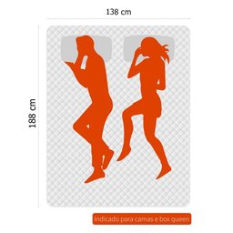 Colchão Casal D45 Probel Pelmex Guarda Costas 28x138x188 - 6 Colchão Casal D45 Probel Pelmex Guarda Costas 28x138x188 - 6